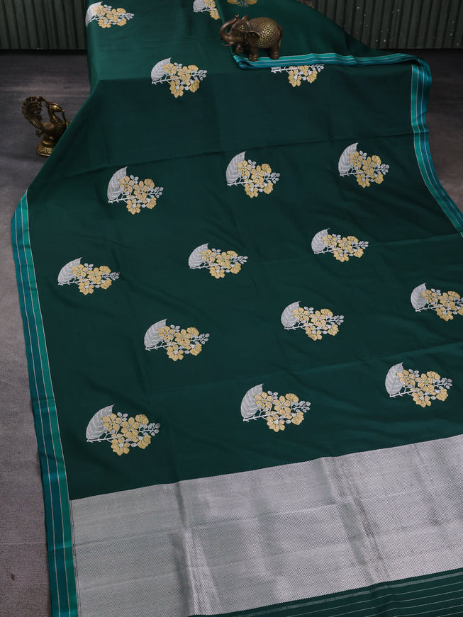 Green Banarasi Silk Saree