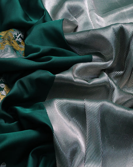 Green Banarasi Silk Saree