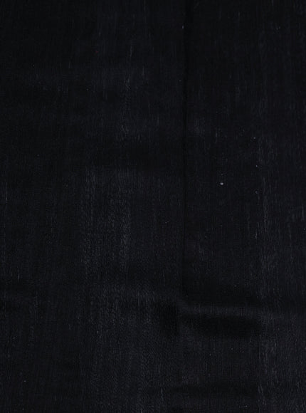Black Organza Printed Silk Saree