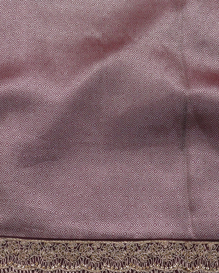 Maroon Banarasi Silk Saree