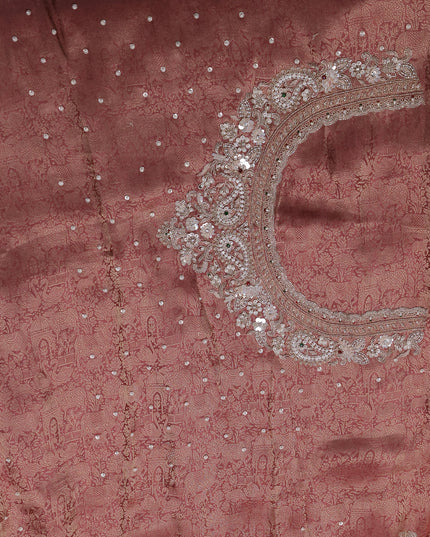 Beige Tissue Silk Saree