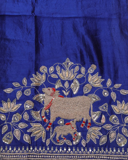 Beige Tissue Silk Saree