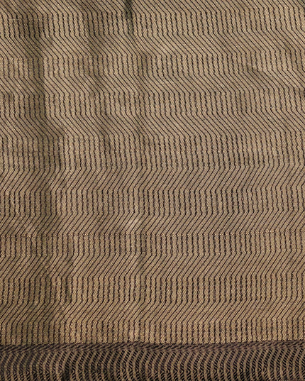 Gold & Black Tissue Silk Saree
