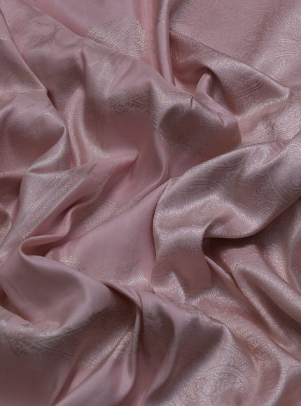 Light Pink Pure Kanchipuram Silk Saree