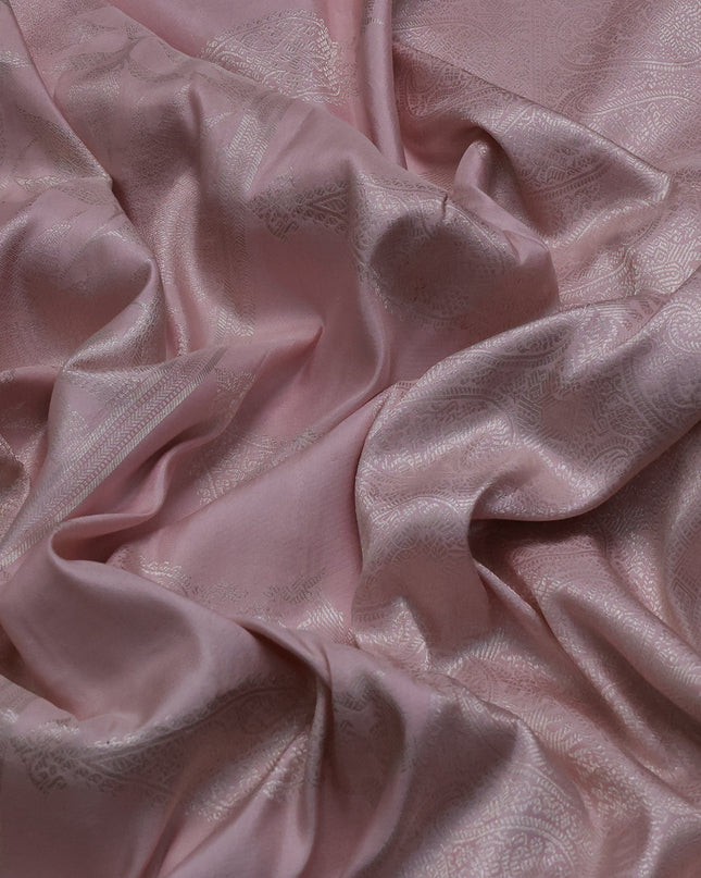 Light Pink Pure Kanchipuram Silk Saree
