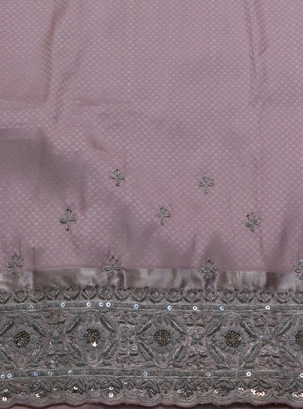 Light Pink Pure Kanchipuram Silk Saree