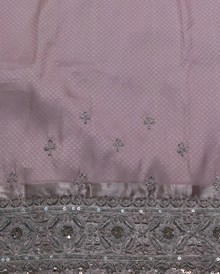 Light Pink Pure Kanchipuram Silk Saree