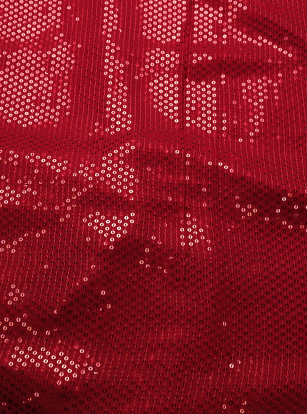 Red Georgette Embroidery Silk Saree