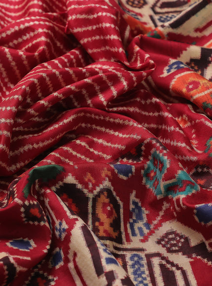Red Patan Patola Silk Saree