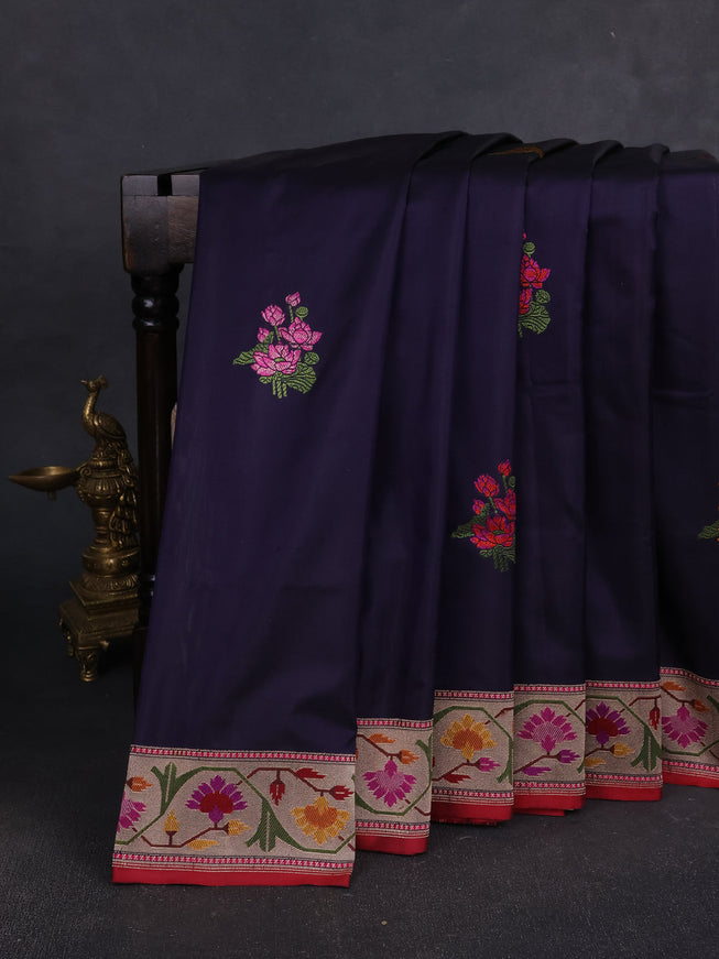 Jamun Banarasi Silk Saree
