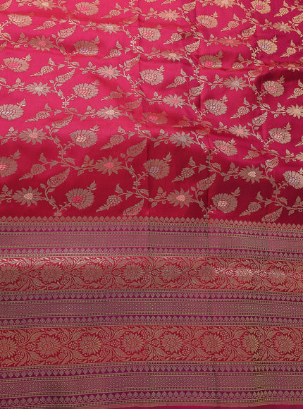 Mehendi Green Banarasi Silk Saree