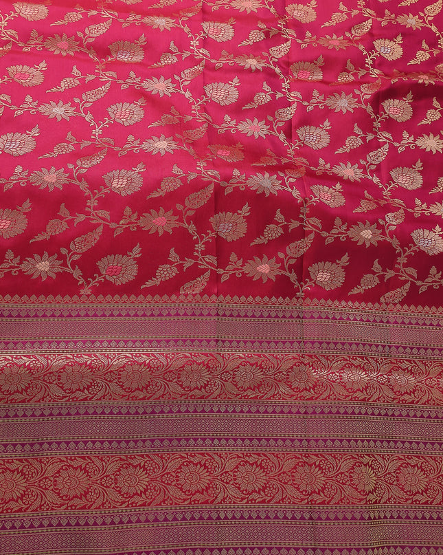 Mehendi Green Banarasi Silk Saree