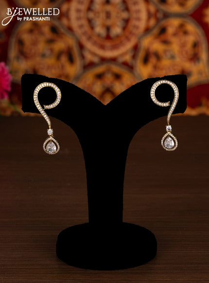 Ring type choker parrot design with cz stones