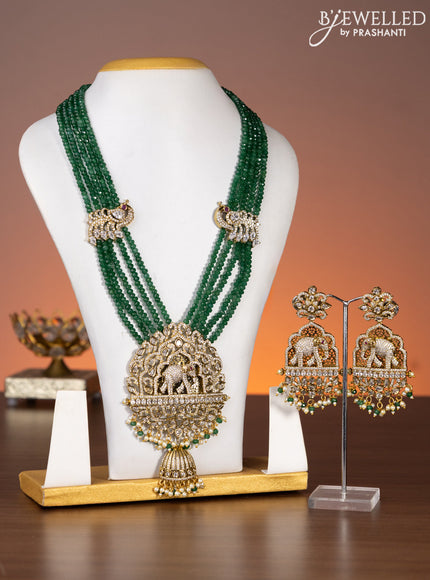 Victorian finish Beaded Necklace