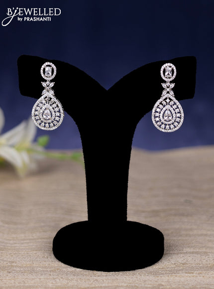 Zircon haram with cz stones and hangings