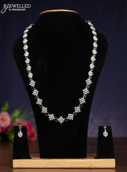 Zircon haram with emerald and cz stones