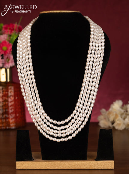 Pearl neclace with multilayer