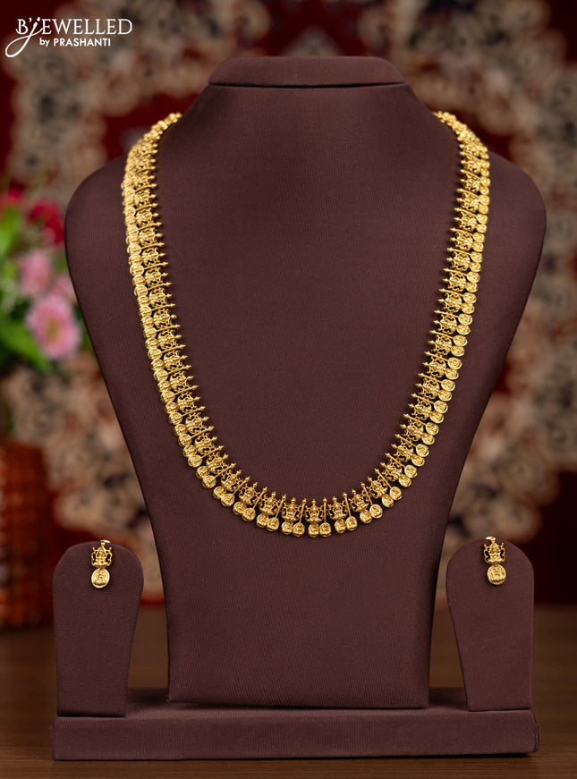 Antique haaram with lakshmi kasu design