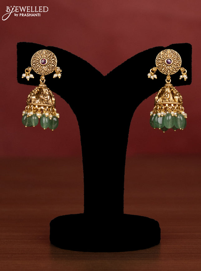 Beaded Haaram - Antique Pendant