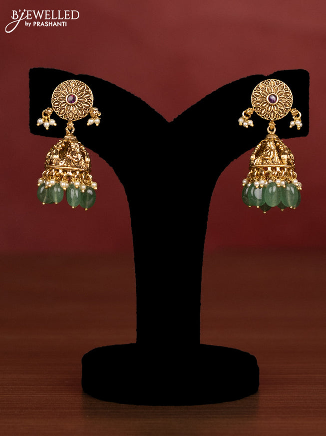 Beaded Haaram - Antique Pendant
