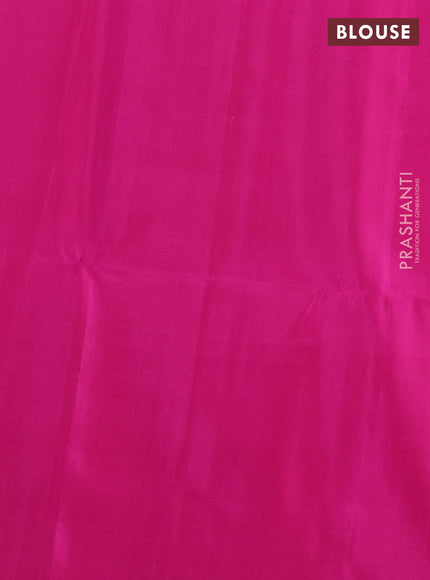 Pure soft silk saree dual shade of yellowish pink and pink with zari woven buttas and zari woven border