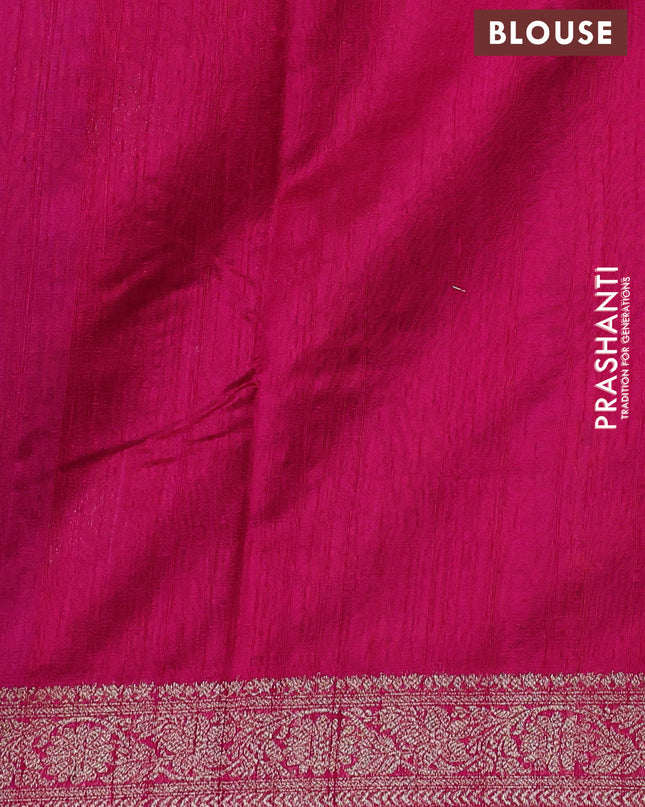 Banarasi raw silk saree orange with woven buttas and woven border