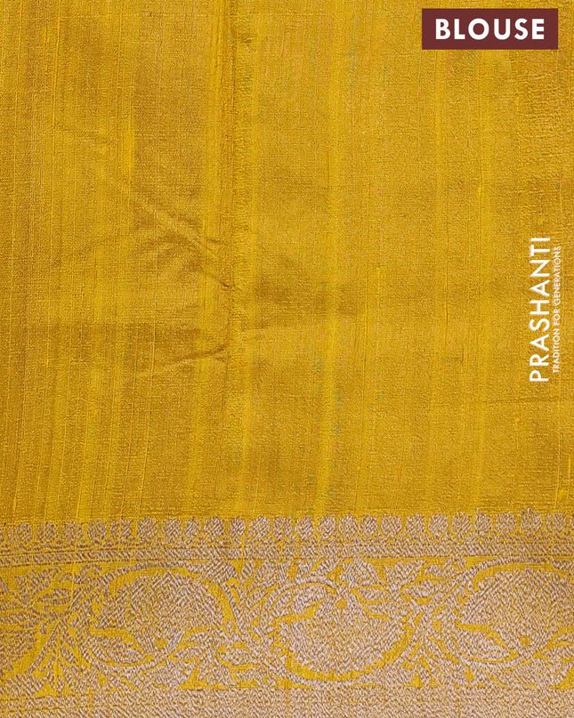 Banarasi raw silk saree pastel pink with woven buttas and woven border