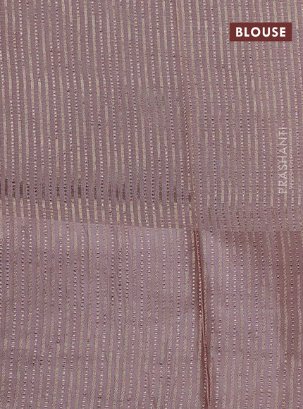 Kota silk saree pastel pink with zari woven buttas and zari woven border