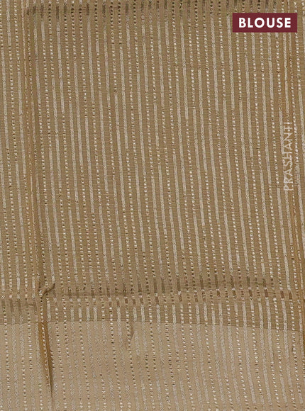 Kota silk saree sandal with zari woven buttas and zari woven border