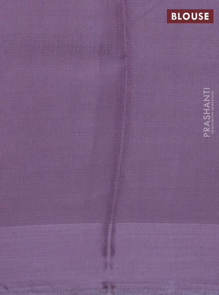 Kota silk saree lavender with zari woven buttas and zari woven border