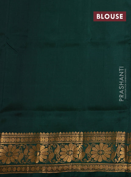 Pure uppada silk saree pink with silver & gold zari woven buttas and zari woven border