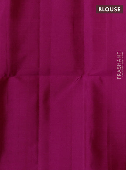 Pure soft silk saree pink with allover paisley zari woven buttas and temple design zari woven border