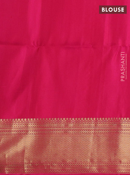 Pure soft silk saree pink with allover zari weaves and zari woven border