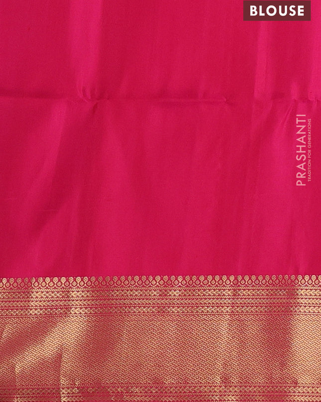Pure soft silk saree pink with allover zari weaves and zari woven border