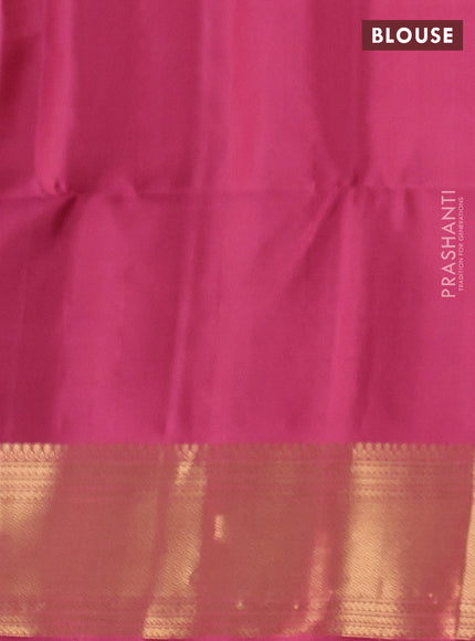Pure soft silk saree mauve pink with allover zari weaves and zari woven border