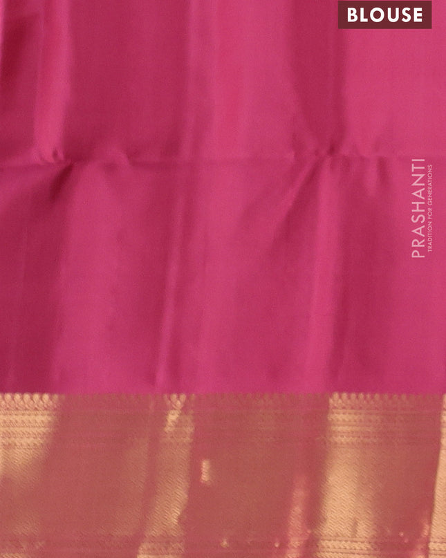 Pure soft silk saree mauve pink with allover zari weaves and zari woven border