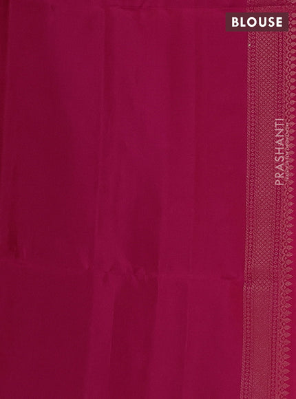 Pure soft silk saree pink with zari woven buttas and zari woven border