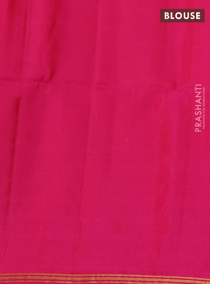 Pure soft silk saree pink with zari woven buttas and zari woven border