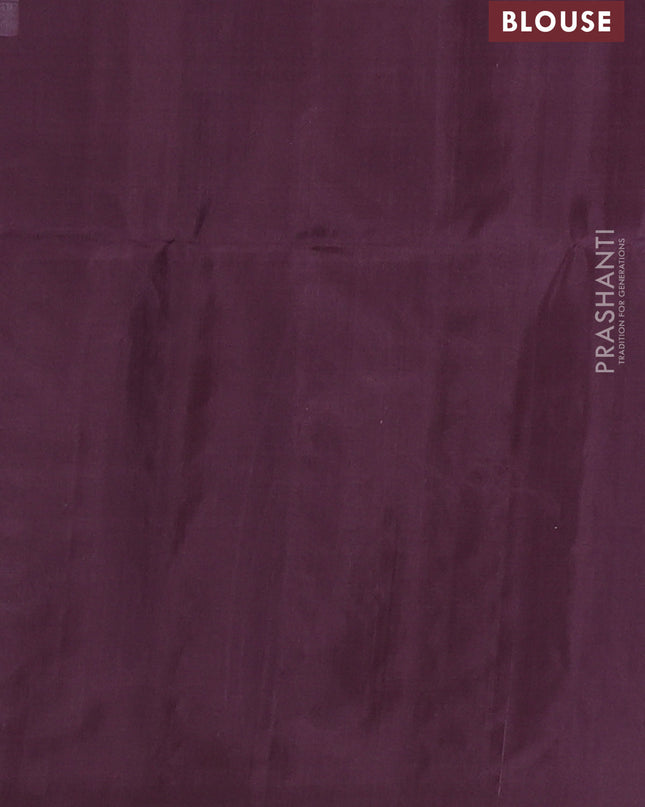 Pure soft silk saree pastel lavender with zari woven buttas and zari woven border