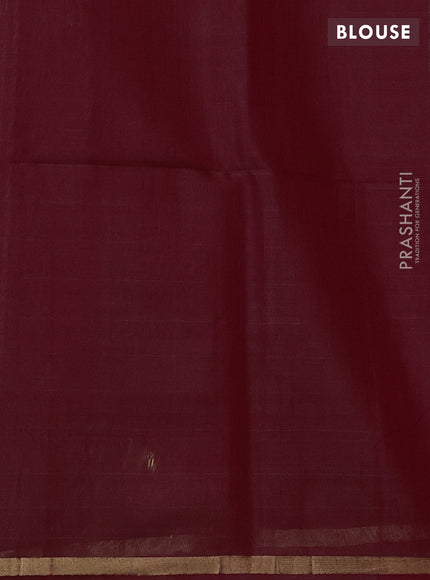 Kora silk cotton saree pink with zari woven buttas and zari woven border