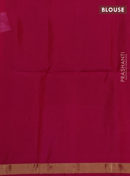 Ikat soft silk saree light green and pink with allover checks & ikat buttas and long ikat woven zari border