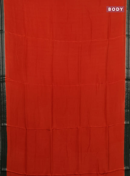 Art mysore silk saree orange and green with plain body and zari woven border