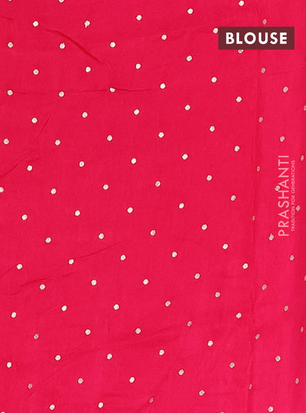 Art mysore silk saree orange and pink with allover zari stripes pattern and zari woven simple border