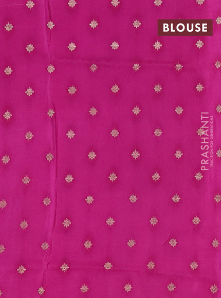 Art mysore silk saree lime yellow and purple with allover zari stripes pattern and zari woven simple border