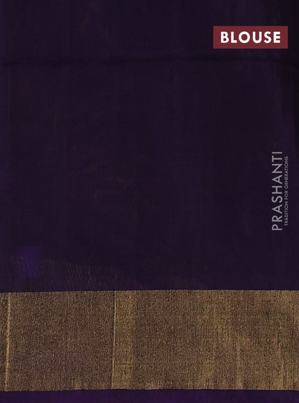 Ikat silk cotton saree mustard yellow and blue with allover ikat weaves and zari woven border