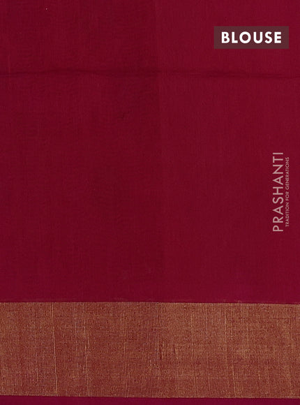 Ikat silk cotton saree grey and pink with allover ikat weaves and zari woven border