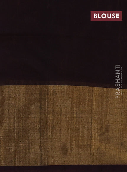 Ikat silk cotton saree orange and deep wine with allover ikat weaves and ikat woven zari border
