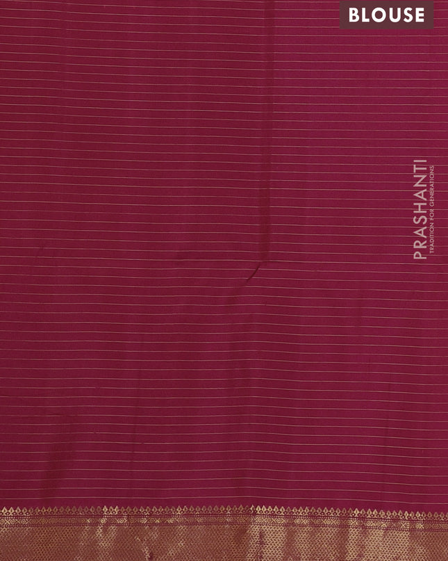Pure soft silk saree pink with allover zari woven checks & buttas and zari woven border