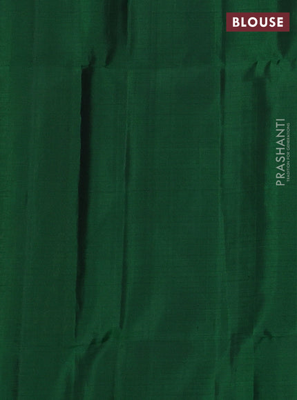 Pure soft silk saree mango yellow and green with allover zari weaves and simple border