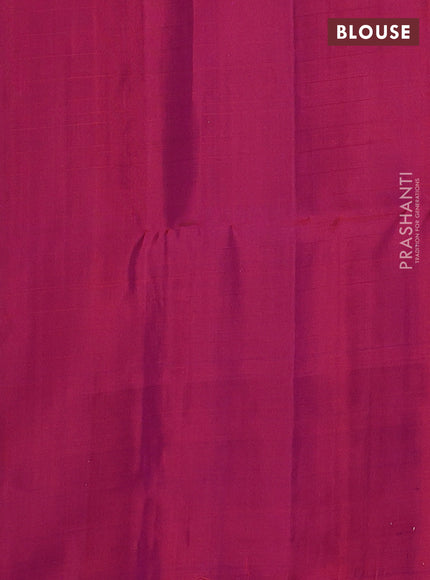 Pure soft silk saree lavender and dual shade of maroon with allover zari checks & buttas and zari woven butta border
